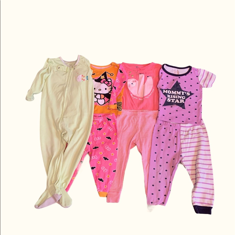 Assorted Pajamas Girls 18M (4)